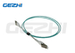 Telecom/Data Center LC OM3 MPO Fiber Optic Patch Cord với áo khoác PVC/LSZH