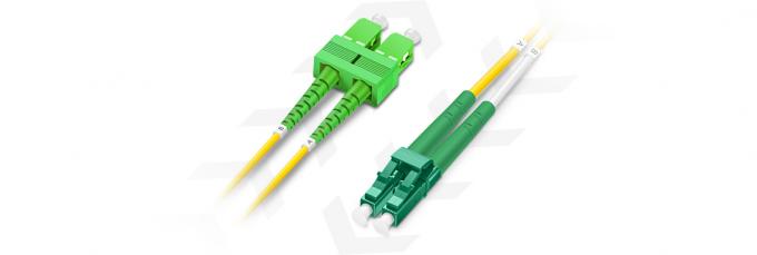 1310/1550nm LC APC đến SC APC Duplex OS2 Single Mode PVC 2.0mm Cáp vá sợi quang 5