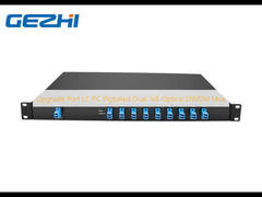Upgrade Port LC PC Pigtailed Dual 1x8 Optical DWDM Mux