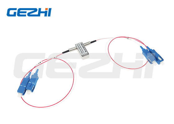 Mua Chuyển đổi quang sợi 3V 2x2B với bước sóng 1260-1650nm và điều khiển khóa hoặc không khóa sản xuất trực tuyến