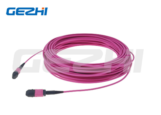 Mua Sản phẩm FTTH Nhiều chế độ MPO OM4 Patch Chiều dài cáp có thể được tùy chỉnh Mất chèn online manufacture