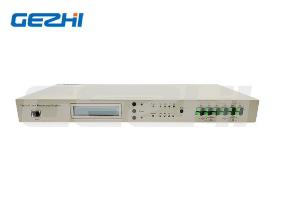 Mua Hệ thống bảo vệ đường quang OLP 1U 1+1 với tốc độ chuyển đổi cao và đầu nối SC APC để bảo vệ đường sợi quang đáng tin cậy sản xuất trực tuyến