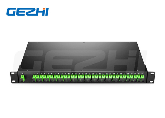 Mua 1x32 Cổng Fiber PLC Splitter Rack Mount với đầu nối SC / APC online manufacture