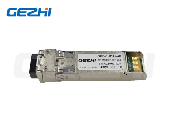 Mua 10G DWDM SFP + Transceivers 40KM 16dB EML C-Band 50GHz 100GHz 200GHz ITU Grid online manufacture