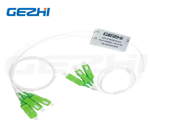 Mua Mô-đun WDM CCWDM quang 4+1CH với đầu nối SC/APC và CWDM nhỏ gọn dạng ống lỏng 0,9mm sản xuất trực tuyến
