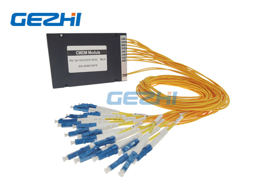 Mô-đun CWDM vận chuyển quang 1x16 Hộp ABS bước sóng 1310 - 1610nm