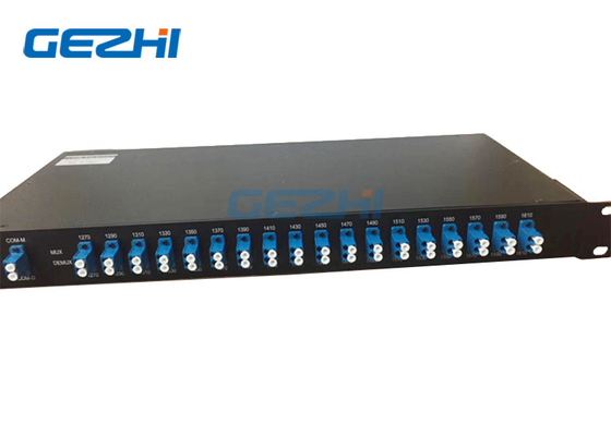 Các mô-đun 1x16 CWDM Bộ điều hợp LC / UPC IL thấp 1270 - 1570nm Tuân thủ RoHS