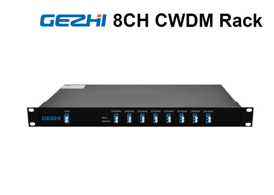 Khung gầm 1RU Bộ ghép kênh sợi quang WDM Bộ ghép kênh LC / UPC cho các liên kết CATV