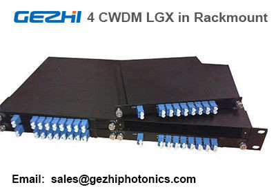 Mô-đun CWDM Mux Demux 8CH thụ động 4 chiếc LGX Box 19 