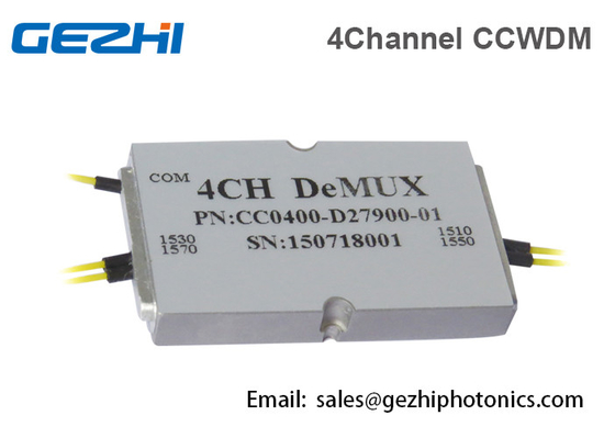 Mô-đun nhỏ 4 kênh CWDM Mux Compact CWDM 1270 - 1610nm cho mạng PON