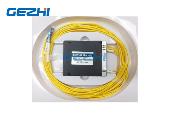 2CH 1370 / 1390nm + Nâng cấp Mô-đun CWDM Mô-đun LC / UPC ABS Pigtailed
