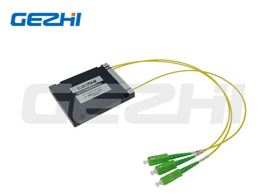 100Ghz DWDM Mux Demux với mất tích chèn thấp trong hộp ABS nhỏ gọn cho mạng WDM