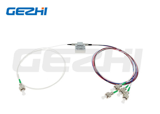 1x4T 1310nm Bộ chuyển mạch quang sợi với thời gian chuyển mạch nhanh và điều khiển khóa hoặc không khóa