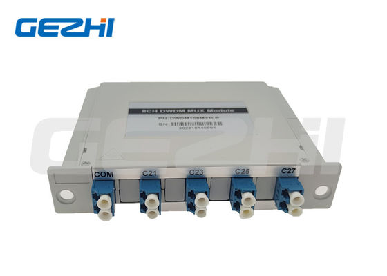 8 Kênh Suy Hao Thấp Độ Ổn Định Cao DWDM Mux Demux Module DWDM Mật Độ cho Trung Tâm Dữ Liệu