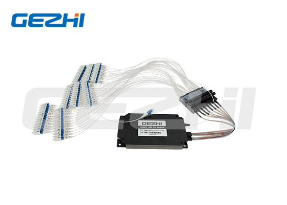 Đầu nối LC/UPC mô-đun AAWG DWDM 1x96 kênh với hộp kim loại