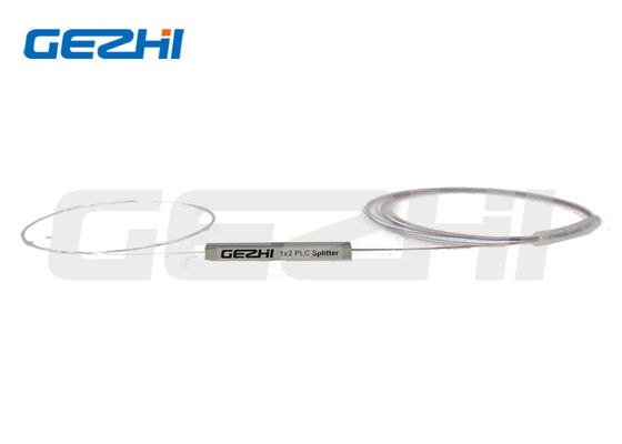 1260-1650nm 1x2 Bare Fiber Optic PLC Splitter với G657A1 Fiber cho các ứng dụng FTTH