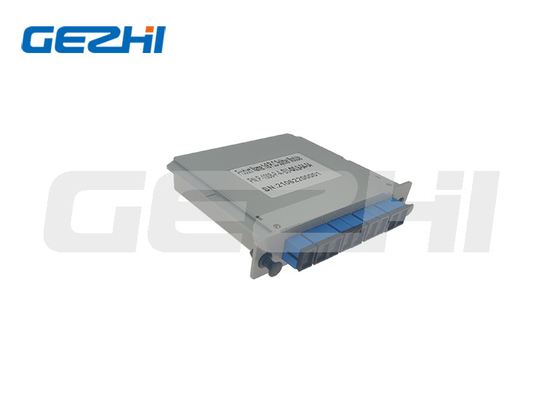 Mô-đun chèn thẻ băng cassette 1x8 Bộ chia PLC sợi quang G657A