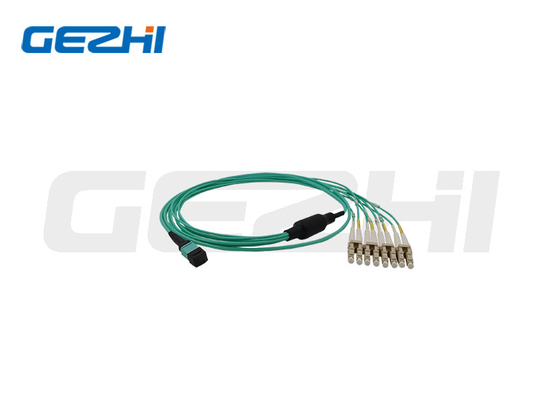 Low PDL Multimode Patch Cable MPO OM3 12 Cáp thân MPO sợi