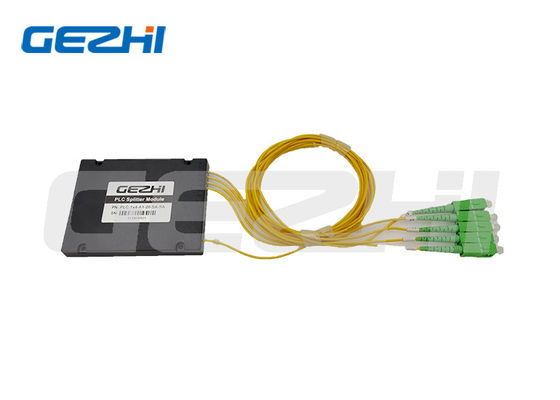 ABS Cassette Type 1X4 PLC Splitter Module với lỗ chèn thấp cho mạng FTTX
