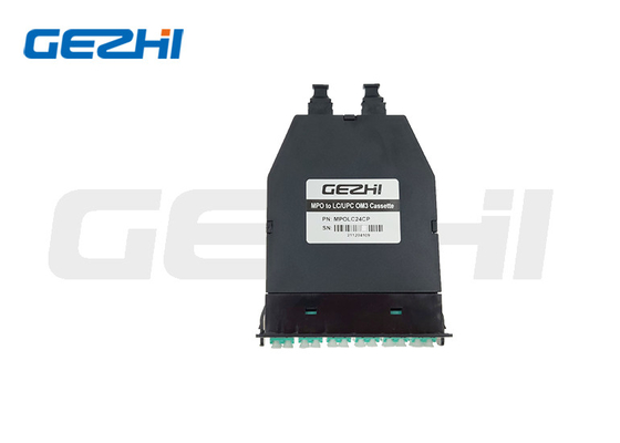 Băng cassette MPO Giá gắn hộp cáp quang MPO với dây vá Bộ chia cáp MPO