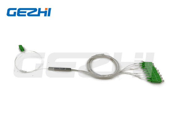 Các thành phần thụ động sợi quang loại nhỏ SC APC 1x8 PLC Splitter cho FTTH