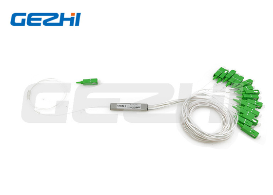 Bộ chia PLC cáp quang mini mạng PON FTTH 1 * 16 với đầu nối SC APC