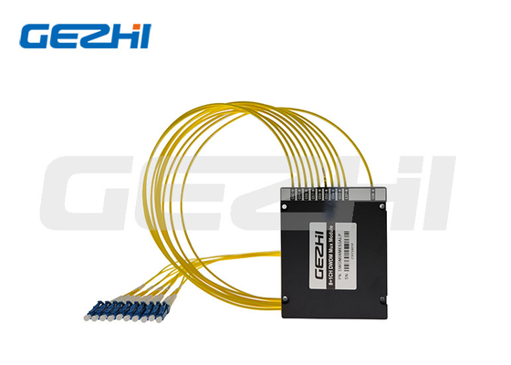 Mô-đun 8CH DWDM Giá đỡ 2In1 với bộ lọc thụ động DWDM mux sợi đôi Mạng 1x8 kênh