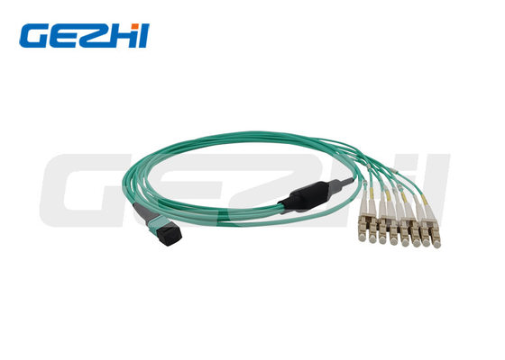 MPO đến LC 8/12 Sợi cáp đột phá dây cáp quang đa chế độ OM3 50/125