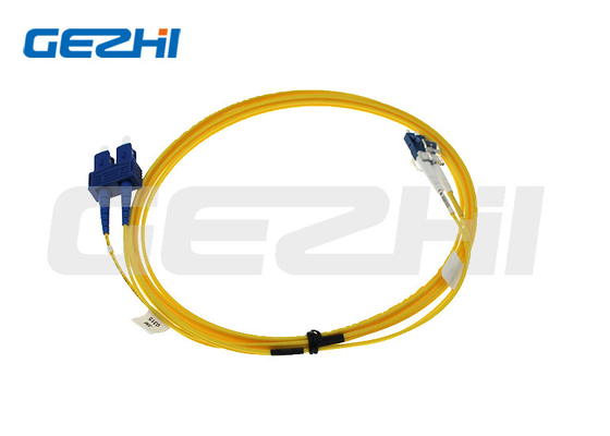 Dây cáp quang song công PVC 2 lõi Cáp LC đến SC cho FTTH