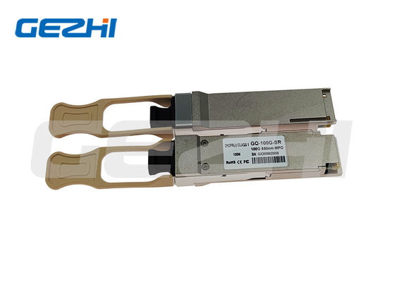 Mô-đun 100gbase Qsfp28-100g Bộ thu phát kép Lc Mmf 100g Cfp/cfp2/cfp4 Sr4 850nm 100m