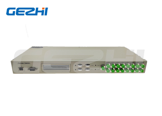 Bộ chuyển mạch quang 1X16 Single mode và Multimode Rackmount cho liên lạc an toàn