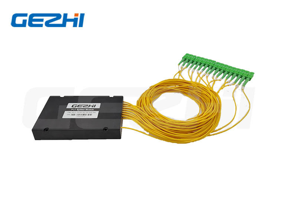 FTTX PLC Splitter 1X16 Mô-đun Bộ chia sợi quang loại băng cassette ABS