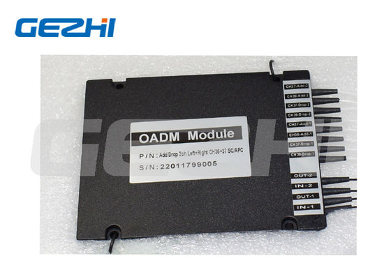 Multiplexer thêm / giảm quang OADM DWDM hai sợi với giao diện SC / APC và mất tích chèn thấp
