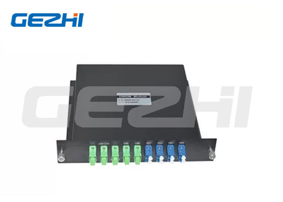 Bộ ghép kênh/tách kênh DWDM quang cách ly cao 2X4CH Sợi kép với dải nhiệt độ hoạt động rộng -40~85°C Loại LGX
