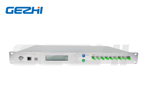Công tắc quang 1×N(N≤8) Rackmount giao diện Ethernet và RS232