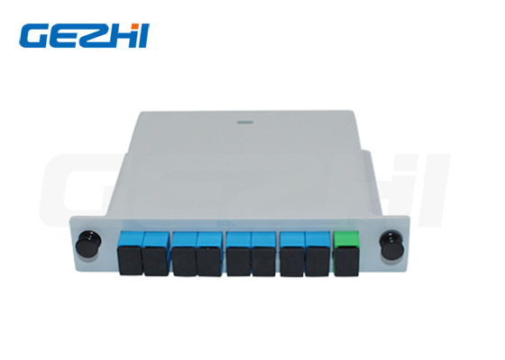 1x8 1x16 SC / APC LC / APC Cassette Card Inserting PLC Splitter Module