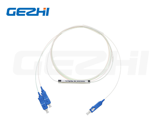 Độ ổn định độ tin cậy cao 1x2 Mini Tube Type Fiber PLC Splitter