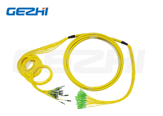 24 dây Cáp G657A1 MU đến LC Pre-terminated Optical Patch Cord cho FTTX