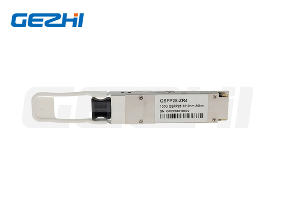 High Compatible 100G QSFP28 ZR 1310nm 80Km Optical Transceiver Module