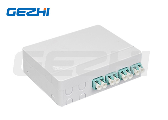 Không thấm nước Ftth Fiber Optic Terminal Box 4 Core Wall Mount