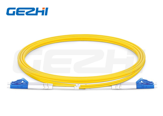 LC UPC đến LC UPC Cáp vá đơn chế độ Duplex OS2 9/125μM 2,0mm