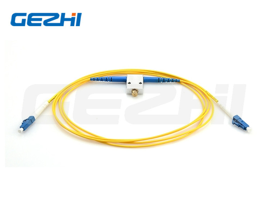 Tùy chỉnh Variable Fiber Optic Patch dẫn Voa In Line Attenuator Sm / Mm 0~60db