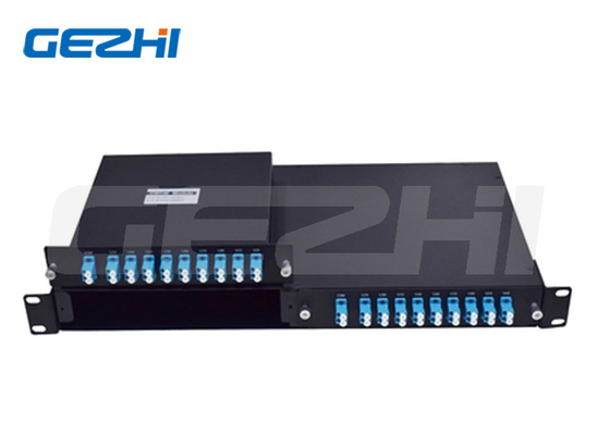 Mô-đun CWDM 18CH 1270-1610nm 1U LGX 2 Khe có kích thước bằng một nửa trong 1 băng
