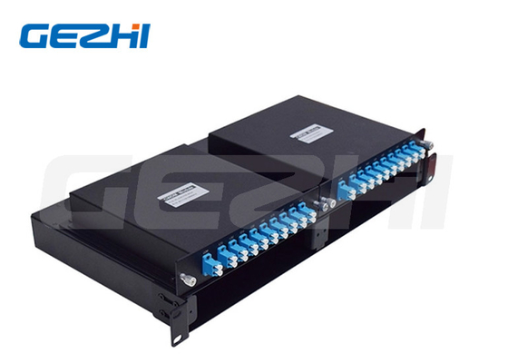 18 kênh Wdm Solution Cwdm Mux 1u Racks Sc Fc Lc Apc Upc