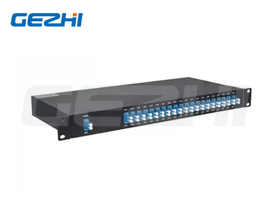 40 kênh Cáp kép DWDM Mux Demux FMU 1U Rack Mount AAWG Thiết bị thụ động
