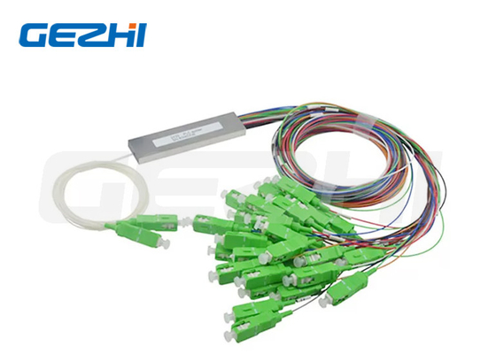 Mini Coupler 2 X 8 SC / APC Fiber Optic Splitter WDM 1.5M Cho hộp FTTH