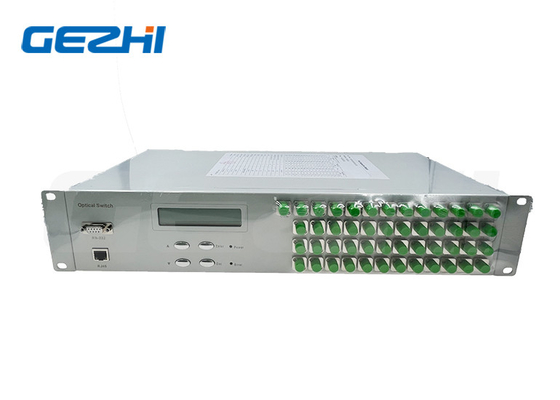 FSW 1x48 Fiber Optical Switch 19 inch 2U Rackmount 1260~1650nm Chế độ đơn