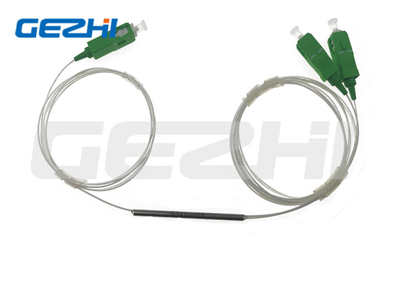 1x2 hợp nhất biconical conical phân tách sợi quang FBT phân tách 1x2 FBT kết nối sợi quang SC / APC