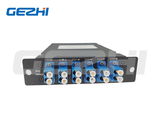 Mô-đun 8CH DWDM Gói hộp LGX có thể cắm DWDM Mux Demux Sợi kép với LC UPC