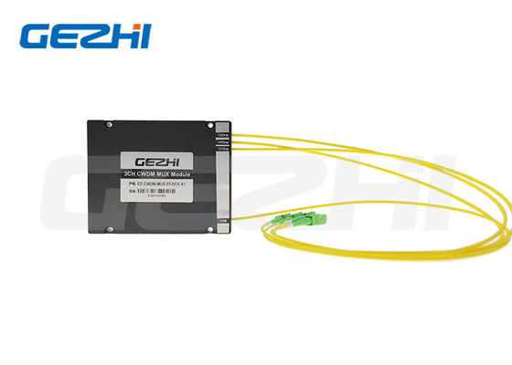 Bộ ghép kênh quang 3CH CWDM MUX Mô-đun Mạng đường trục 5G 1310/1490 / 1550nm